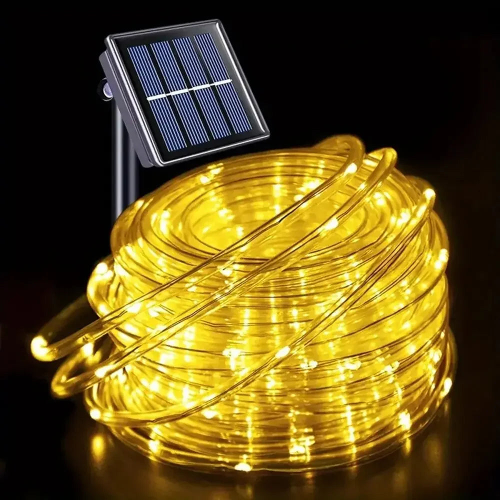 Outdoor Solar Tube Rope Led Light 32m/22M/12M/7M