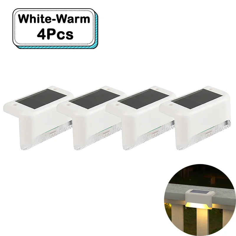 Outdoor Solar Step Lights LED Waterproof