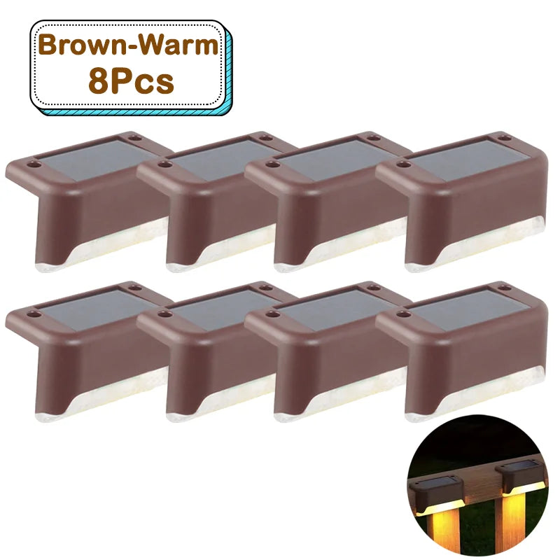 Outdoor Solar Step Lights LED Waterproof