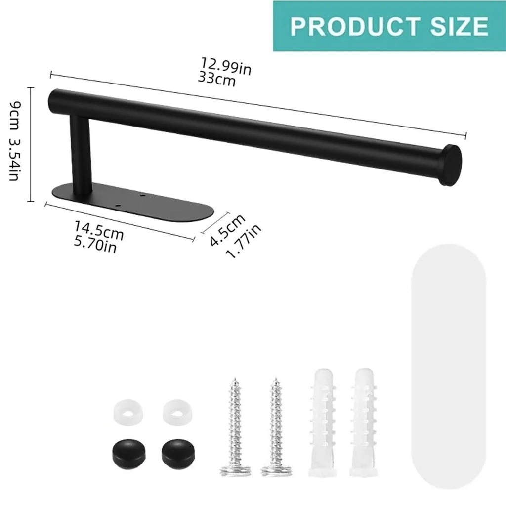 Adhesive Toilet Paper Holder Stainless Steel