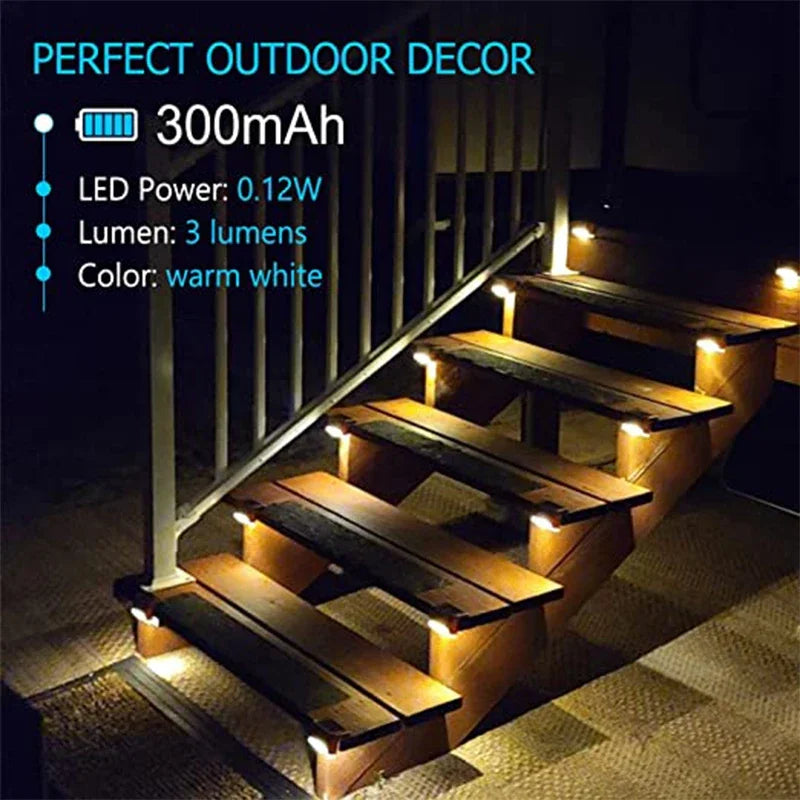 Outdoor Solar Step Lights LED Waterproof
