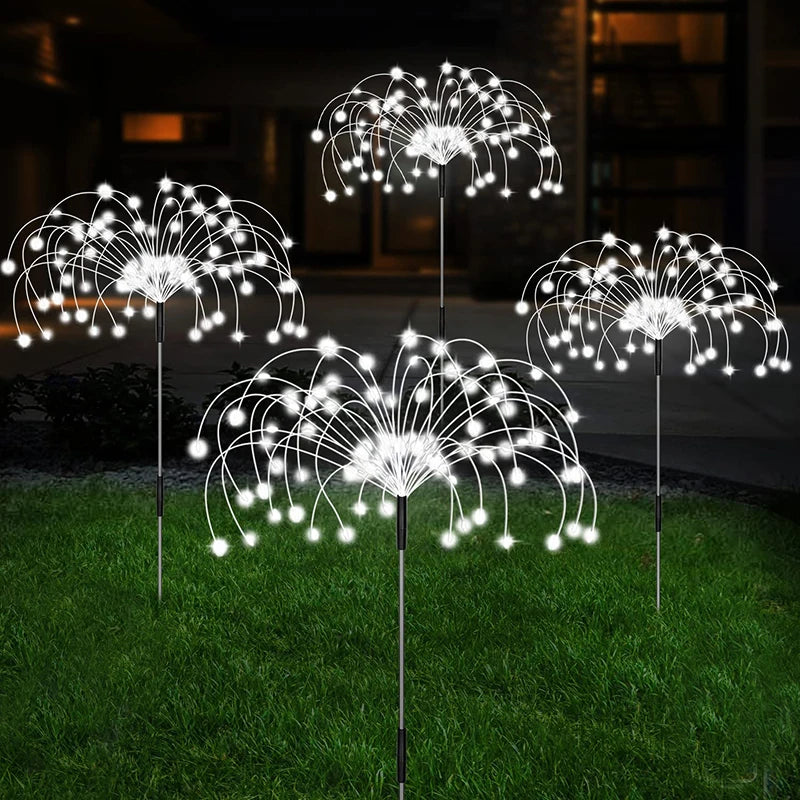 Solar LED Pathway Lights Outdoor Waterproof Garden Decor