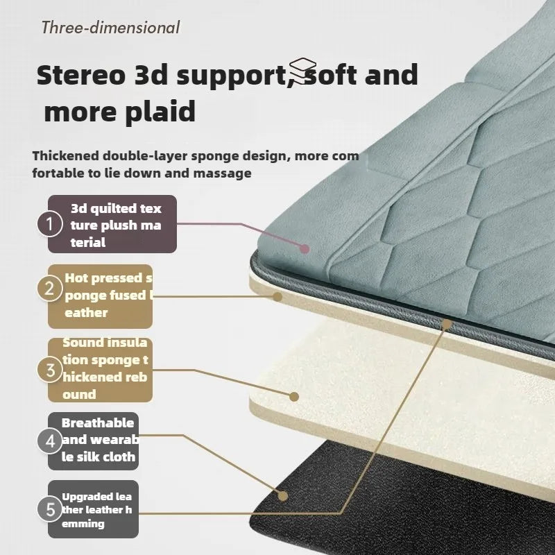 Electric Full Body Massage Mattress with Heating Hand Control