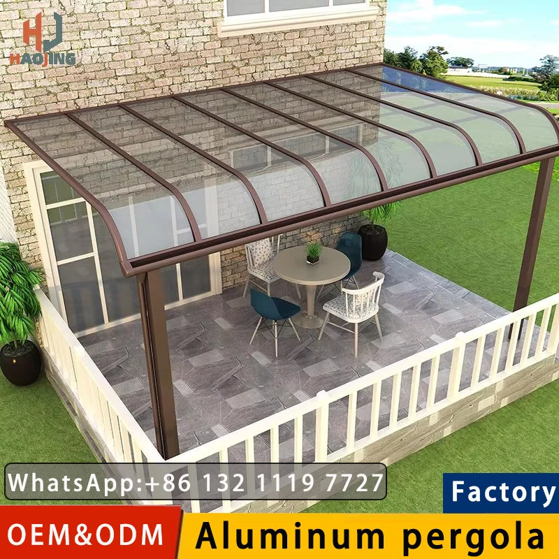 Outdoor Canopy Aluminum Roof Customized Wholesale Canopy 3x6 3x3 Tent Awning