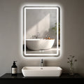 20x28 inch LED Bathroom Mirror with Backlit Lights Fogless, Wall Mounted