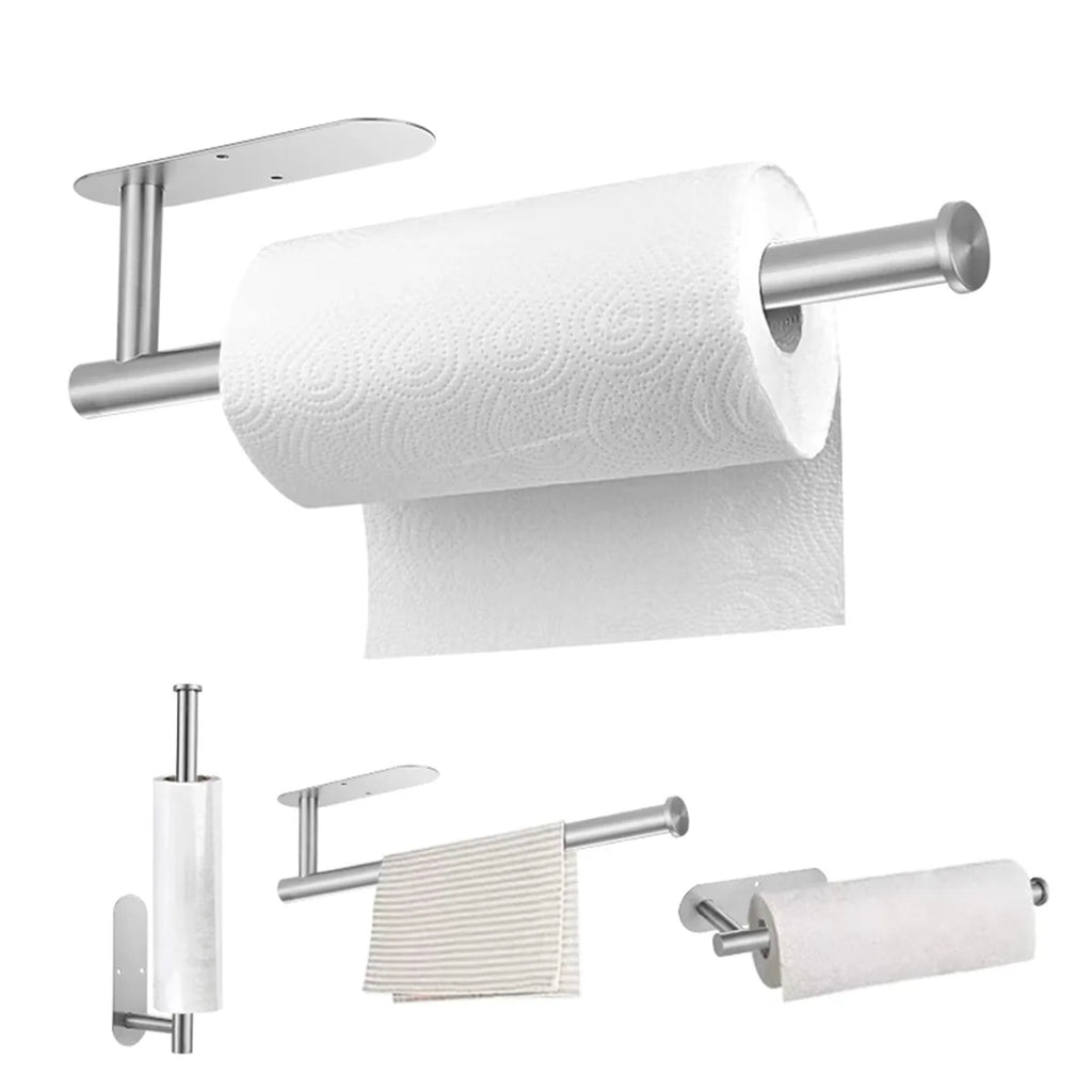 Adhesive Toilet Paper Holder Stainless Steel