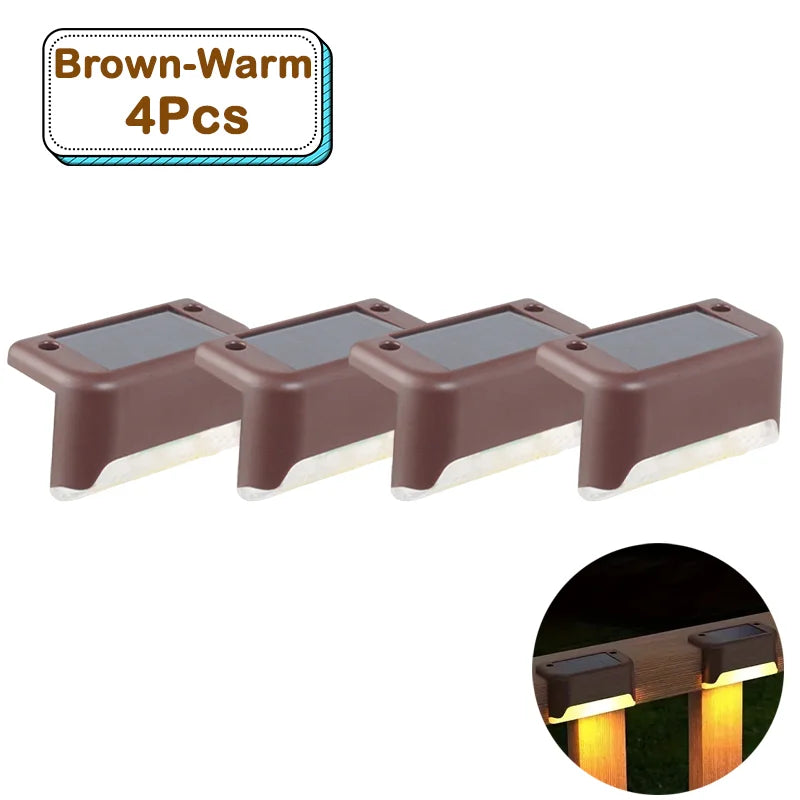 Outdoor Solar Step Lights LED Waterproof