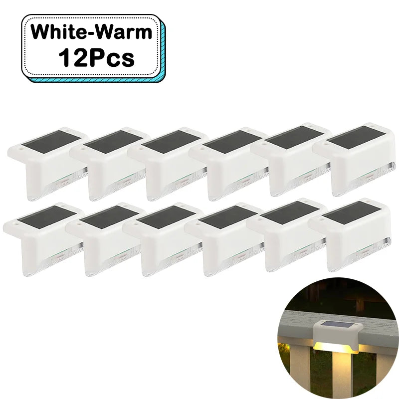 Outdoor Solar Step Lights LED Waterproof