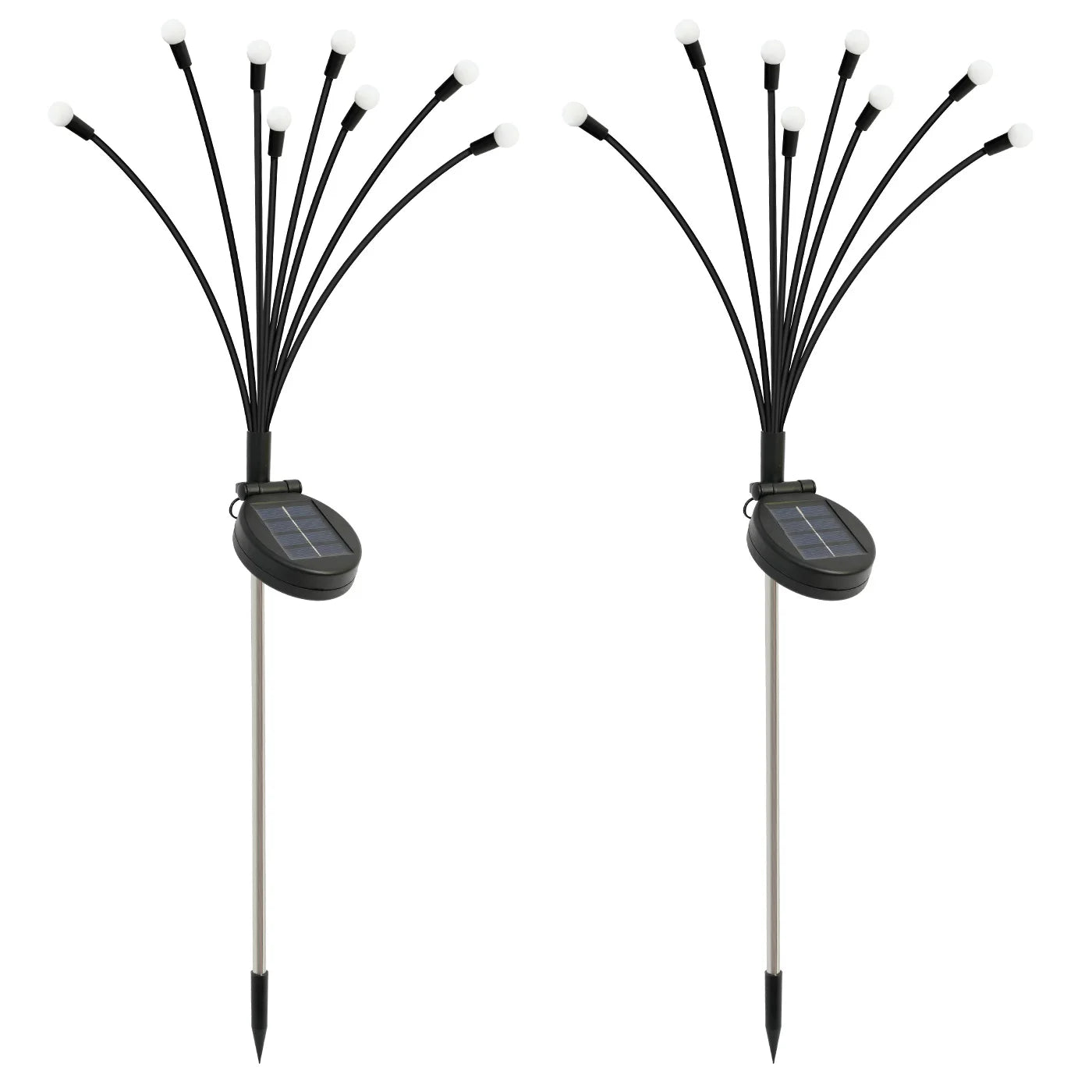 8-Head Solar Firefly Lights Outdoor Decorative Garden Lights Waterproof High Flexibility