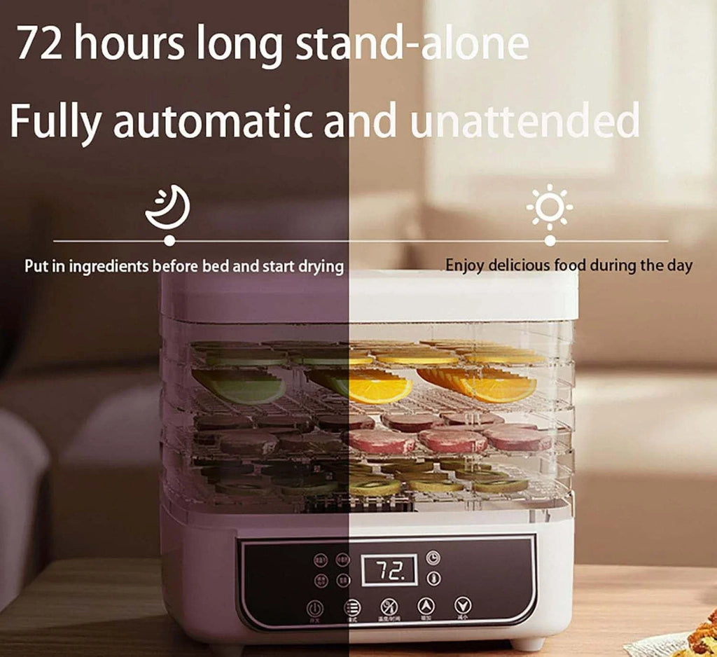 5-Layer Household Food Dehydrator Freeze-drying Machine Adjustable Temperature Touch Control