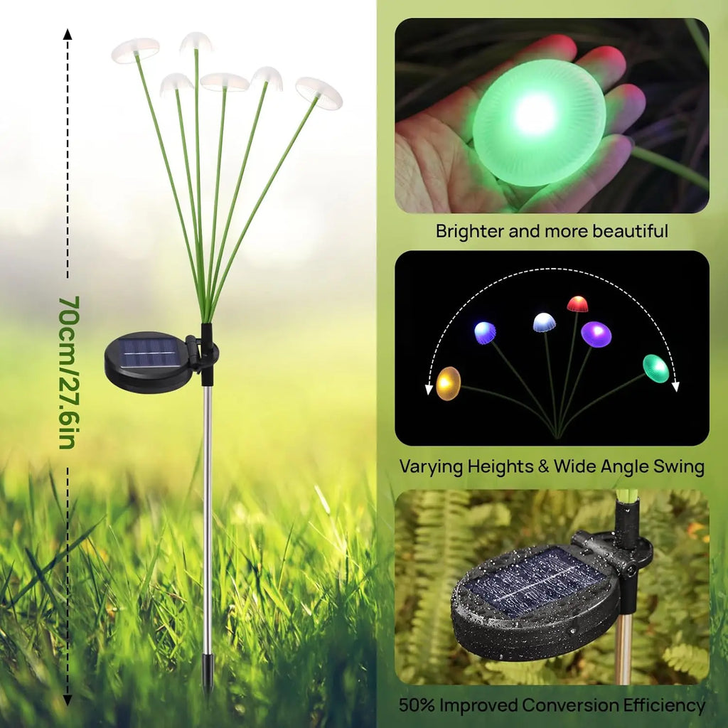 Solar Garden Lights Waterproof Decor