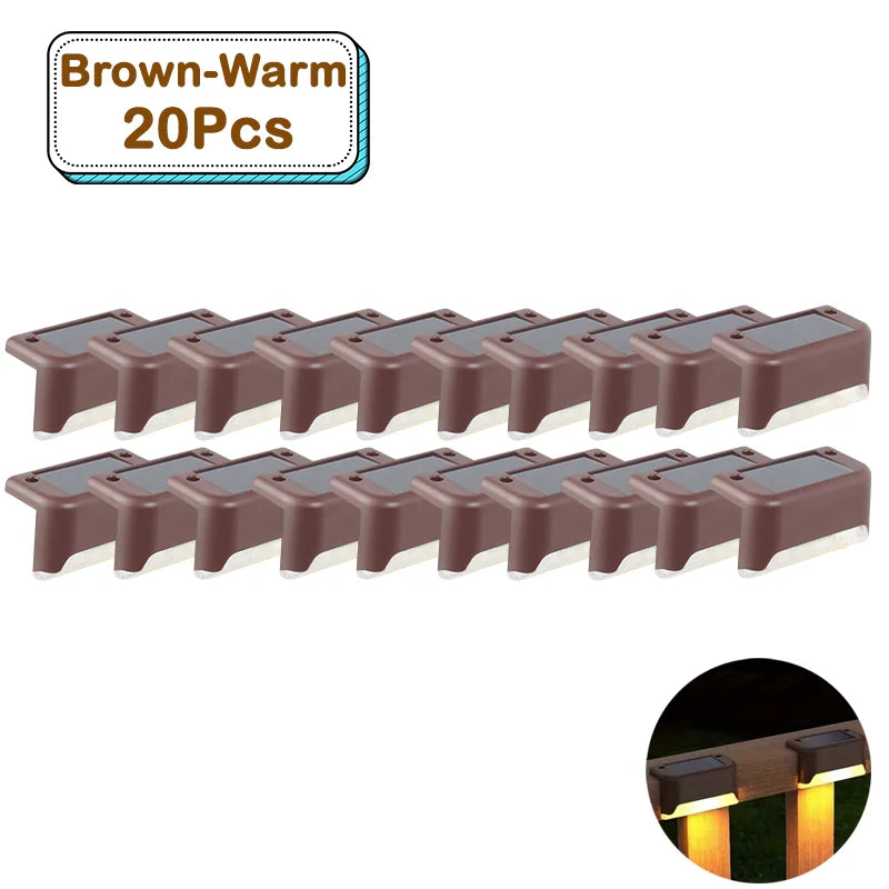 Outdoor Solar Step Lights LED Waterproof