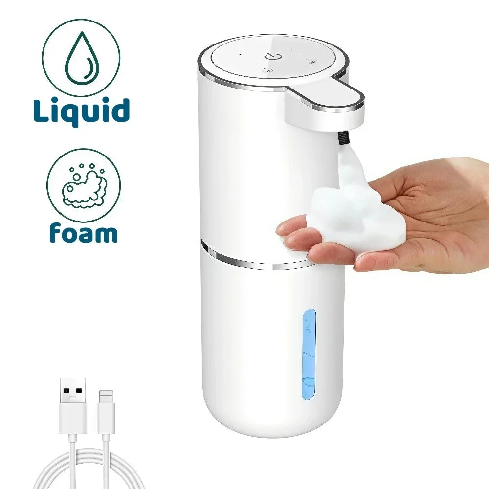 Automatic Liquid/Foam Soap Dispenser USB Rechargeable with Infrared Sensor