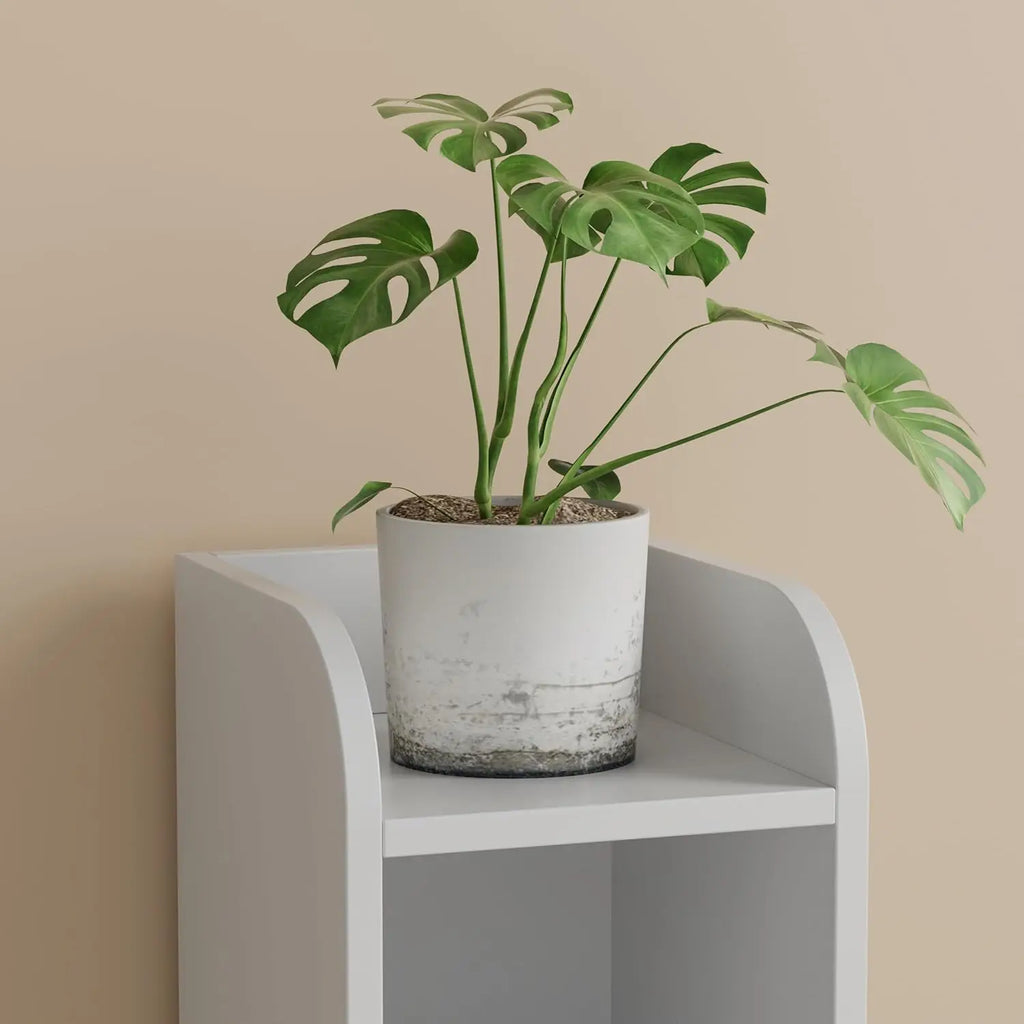 Small Bathroom Storage Corner Cabinet with Door and Shelves