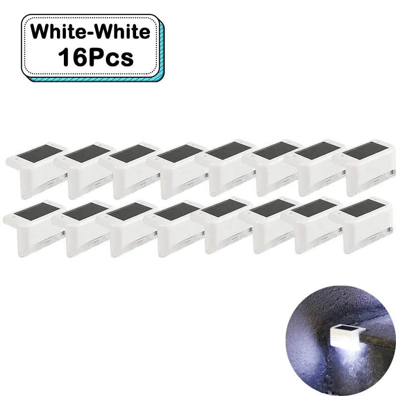 Outdoor Solar Step Lights LED Waterproof