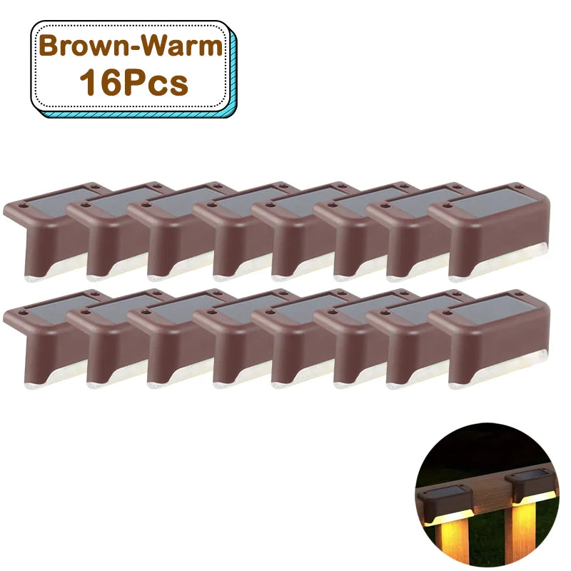 Outdoor Solar Step Lights LED Waterproof