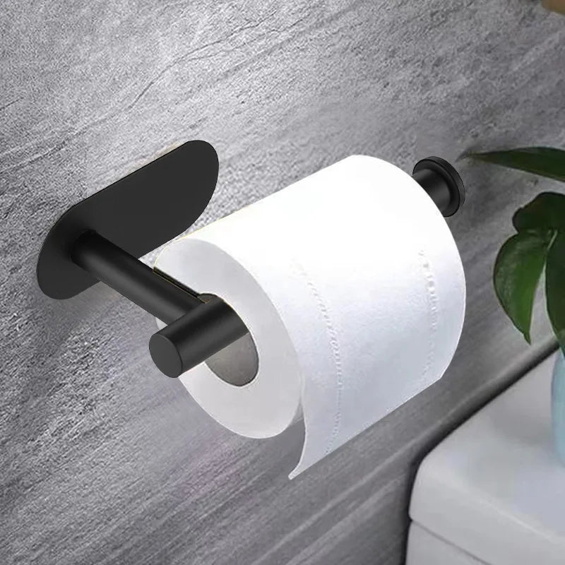 Adhesive Toilet Paper Holder Stainless Steel