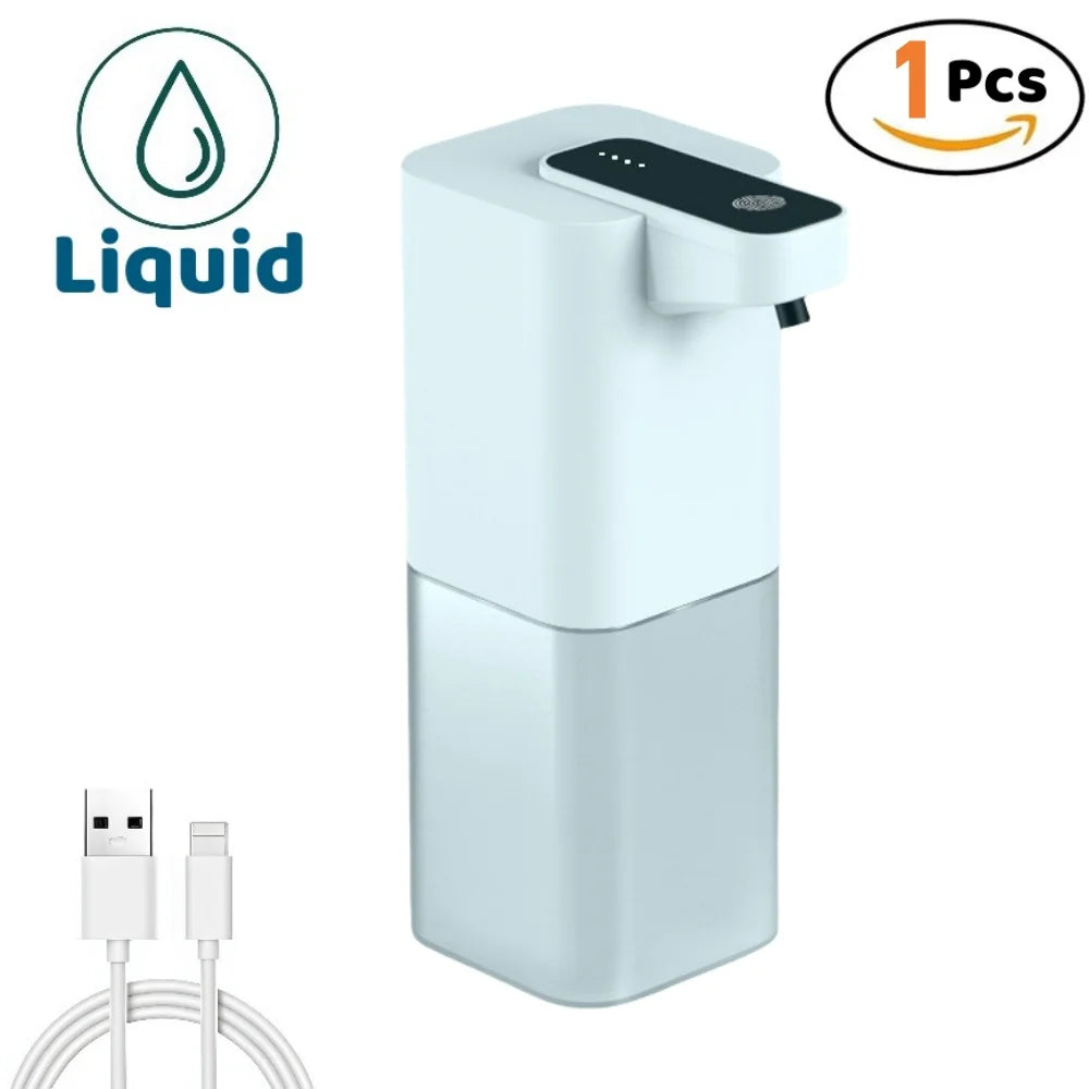 Automatic Liquid/Foam Soap Dispenser USB Rechargeable with Infrared Sensor