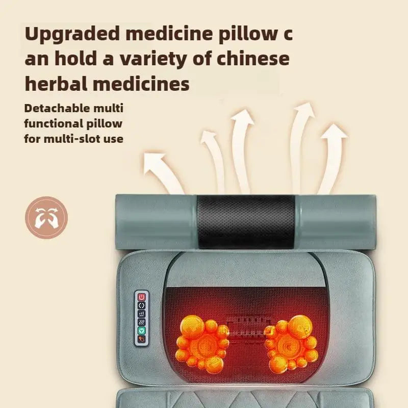 Electric Full Body Massage Mattress with Heating Hand Control