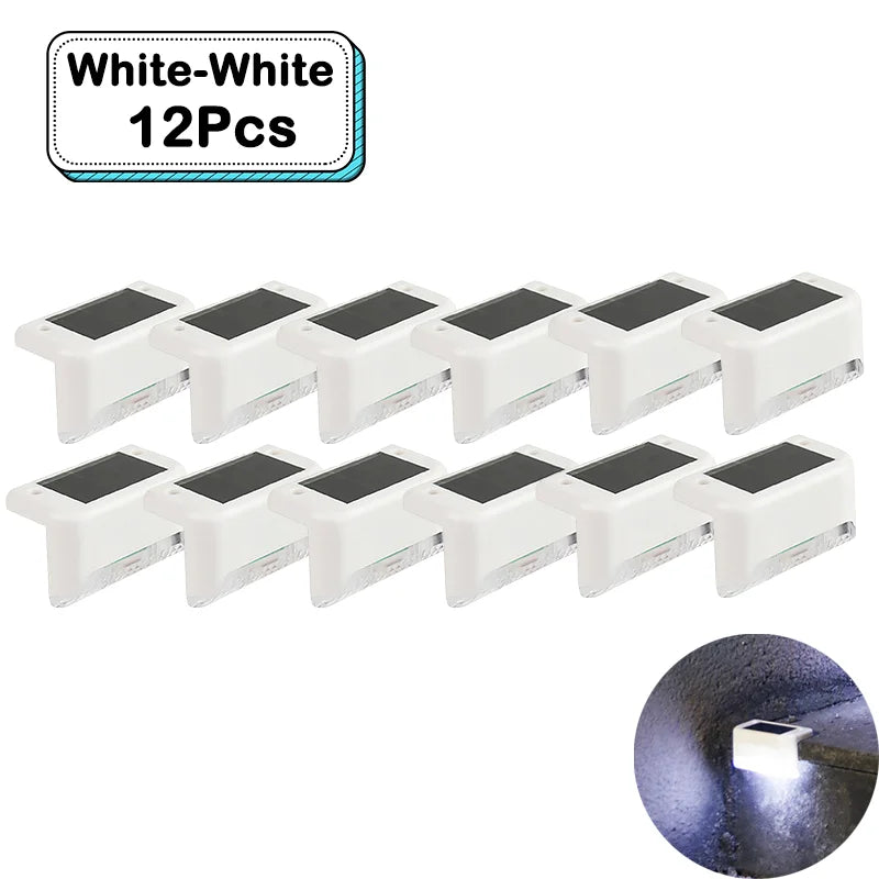 Outdoor Solar Step Lights LED Waterproof