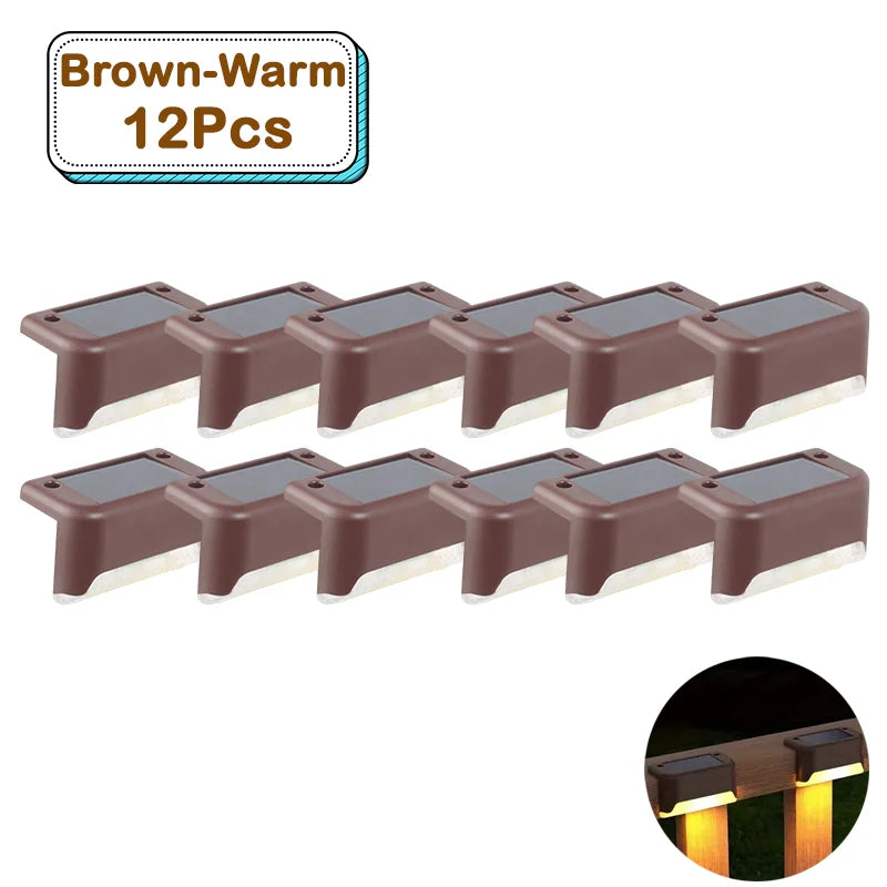 Outdoor Solar Step Lights LED Waterproof