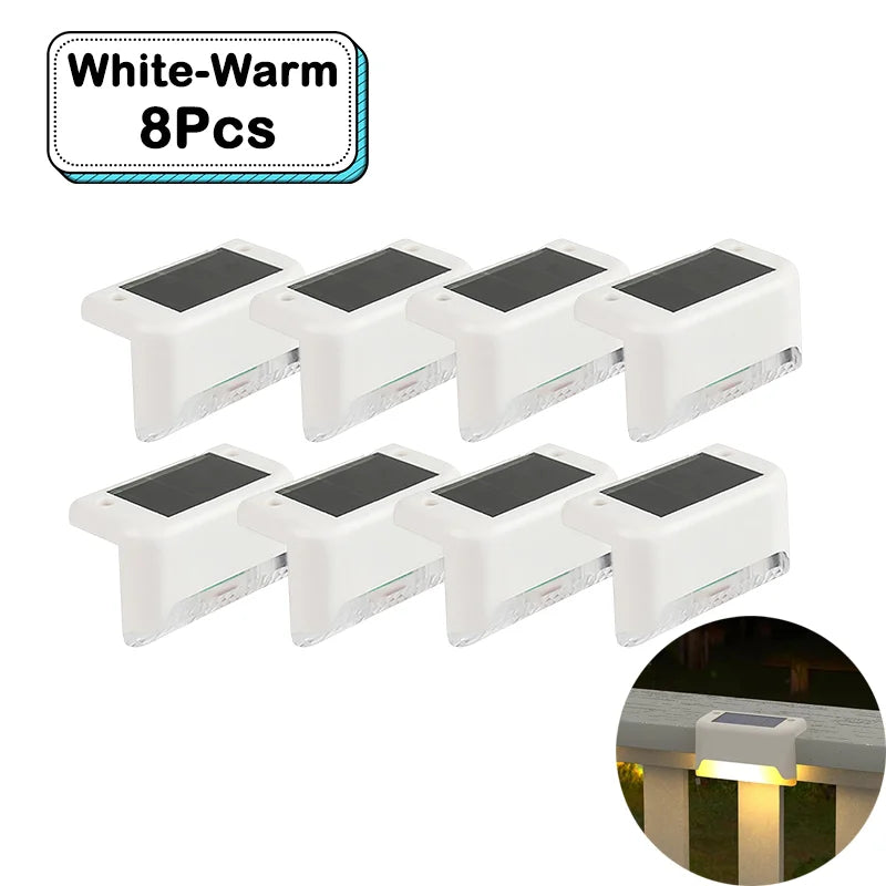 Outdoor Solar Step Lights LED Waterproof