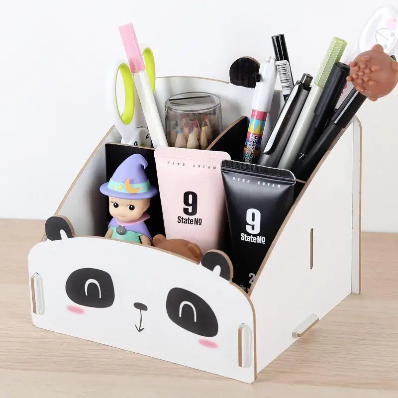 Pen Holder Organizer Storage Box Modern Desktop Office Supplies Multi-Functional Large-capacity Creative