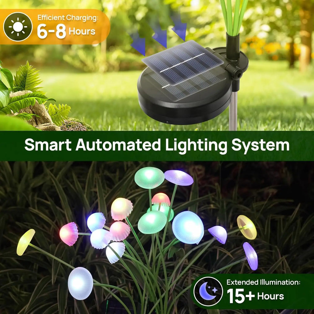 Solar Garden Lights Waterproof Decor