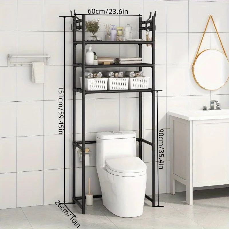 Metal 3 Tier Above Toilet Storage Rack
