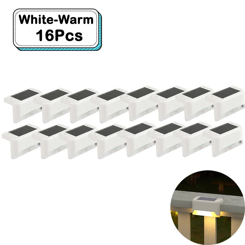 Outdoor Solar Step Lights LED Waterproof