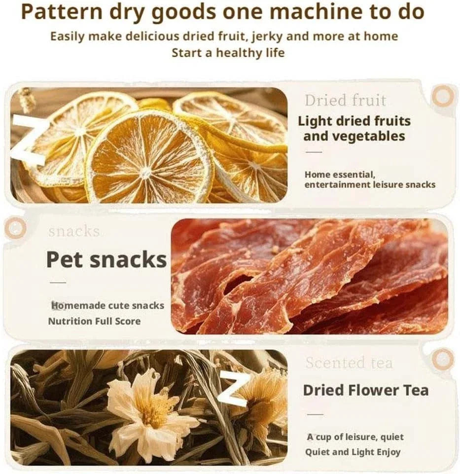 5-Layer Household Food Dehydrator Freeze-drying Machine Adjustable Temperature Touch Control