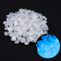 100Pcs Pebbles Glow in the Dark for Garden Yard Patio