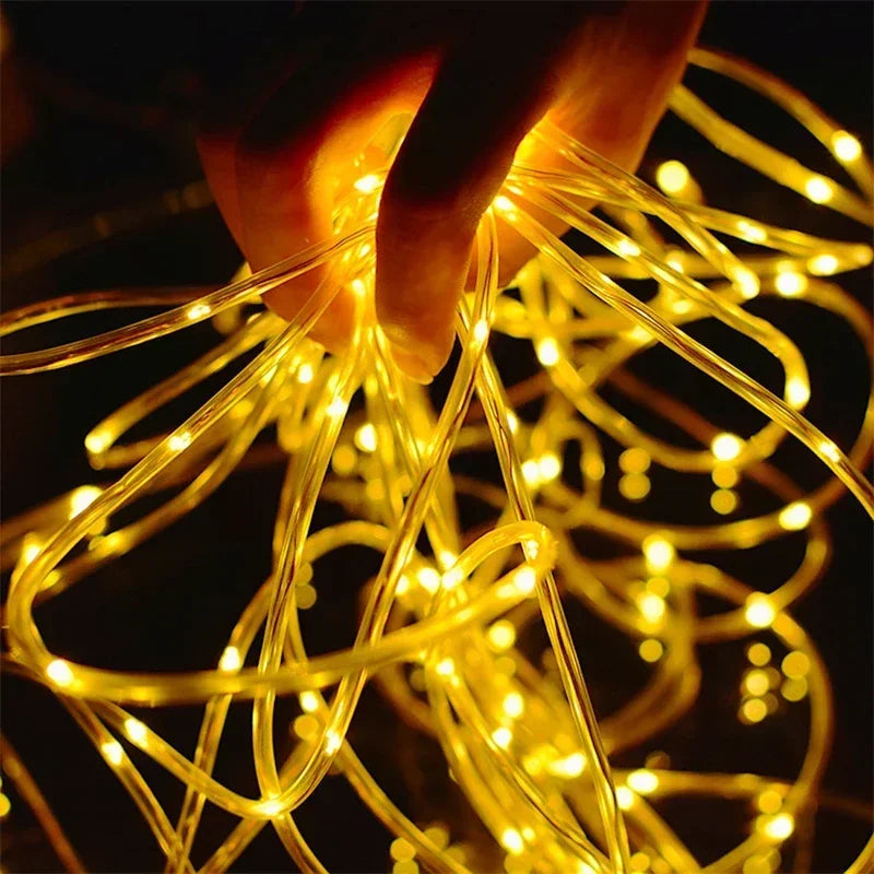 Outdoor Solar Tube Rope Led Light 32m/22M/12M/7M