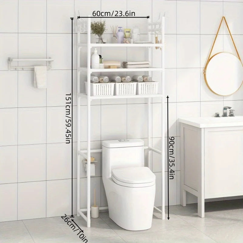 Metal 3 Tier Above Toilet Storage Rack