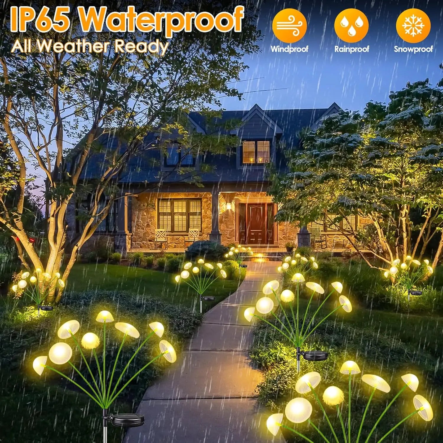 Solar Garden Lights Waterproof Decor