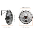 Wall Mount Fan High Velocity Waterproof Oscillating Industrial Wall Fan