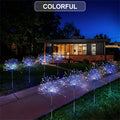 Solar Firework Light Outdoor Decor Waterproof 8 Lighting Modes