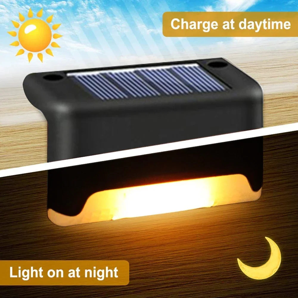 Outdoor Solar Step Lights LED Waterproof